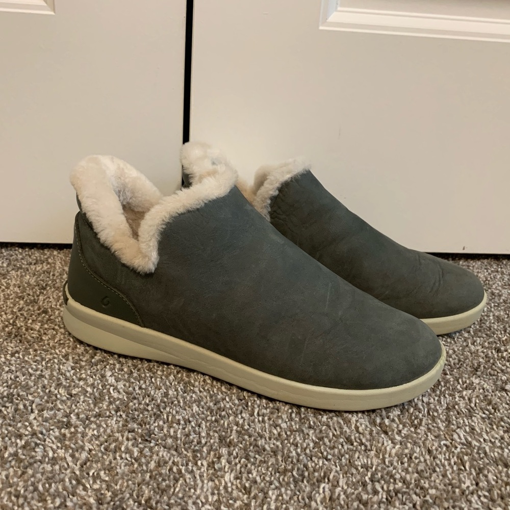 OluKai Malua Hulu winter boots size 8